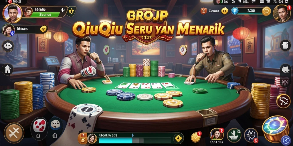 Tampilan gameplay QiuQiu yang menawan dan dinamis.