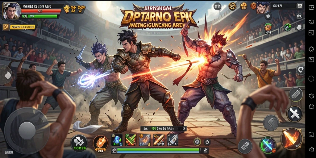 Tampilan gameplay C0077 yang seru dan action-packed.