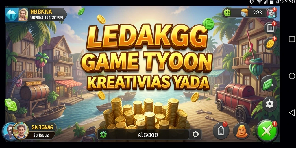 Screenshot utama LEDAKGG menunjukkan gameplay yang mendebarkan dan penuh strategi.