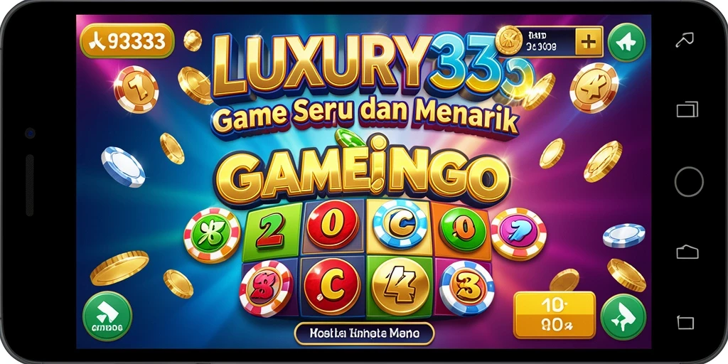 Tampilan menarik dari gameplay Bingo dalam LUXURY333.