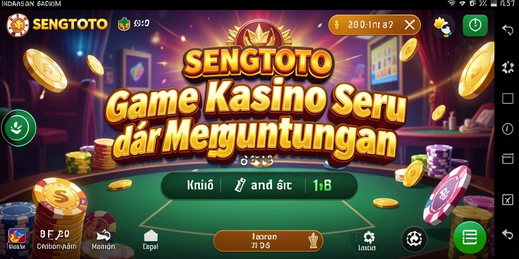 Tampilan gameplay SENGTOTO yang memukau dan mendebarkan.