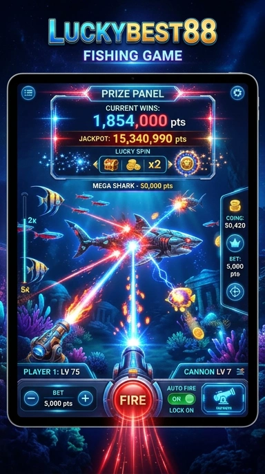 Tampilan antarmuka luckybest88 yang modern dan user-friendly.